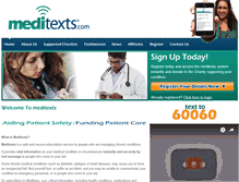 Tablet Screenshot of meditexts.com